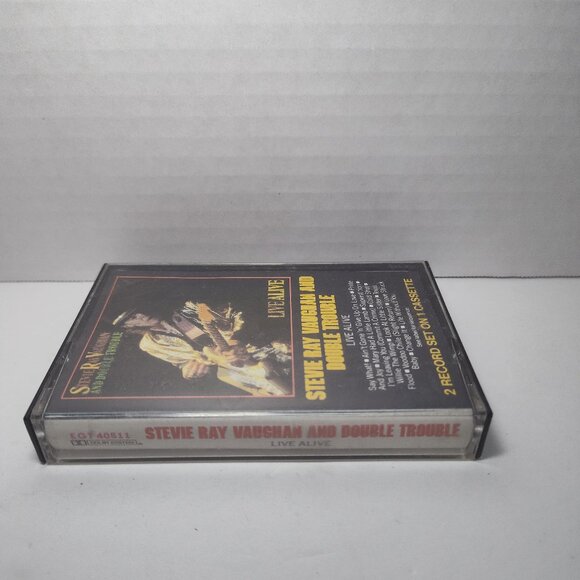 Stevie Ray Vaughn And Double Trouble Live Alive Cassette Tape - Picture 2 of 4